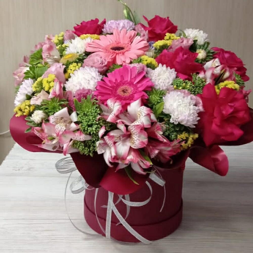 Цветы в коробке